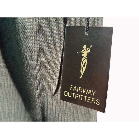 FAIRWAY OUTFITTERS Men's Pull-Over Cotton Golf Vest Green XL NWT - Picture 3 of 6
